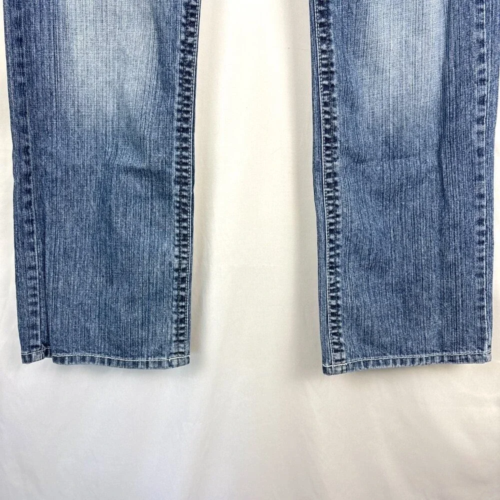 Royal Premium Jeans Men's 31x30‎ Straight Leg Distressed Embroidered Pockets
